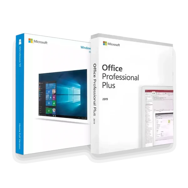 Windows 10 Home + Office 2019 Professional Plus Illustration