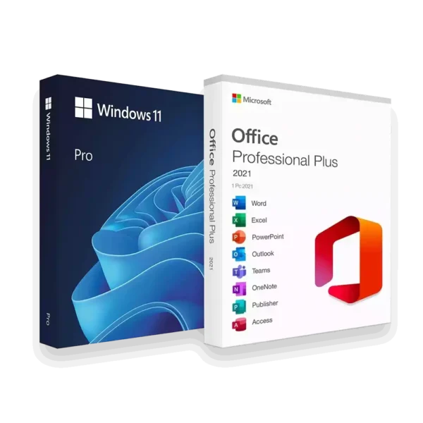 Windows 11 Pro + Office 2021 Professional Plus Illustration