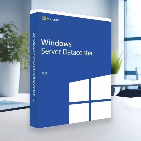 Windows Server Datacenter 2025 Product Illustration in an Office on a desk